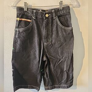 Womens Pelle Pelle Jean Shorts Size 12 Punk Skater Grunge Bermuda Shorts